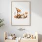 Preview: Buegelbild Wichtel Willi mit Eichhörnchen Preview: Buegelbild Wichtel Willi mit Eichhörnchen